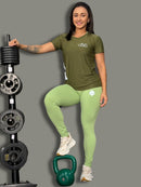 Camiseta Feminina - Verde Fosco