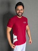 Camiseta Masculina - Bordo